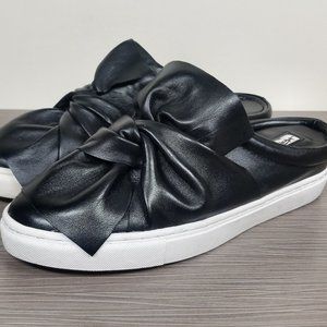 Halogen Manny Knotted Slip-On Sneaker, Black 6.5